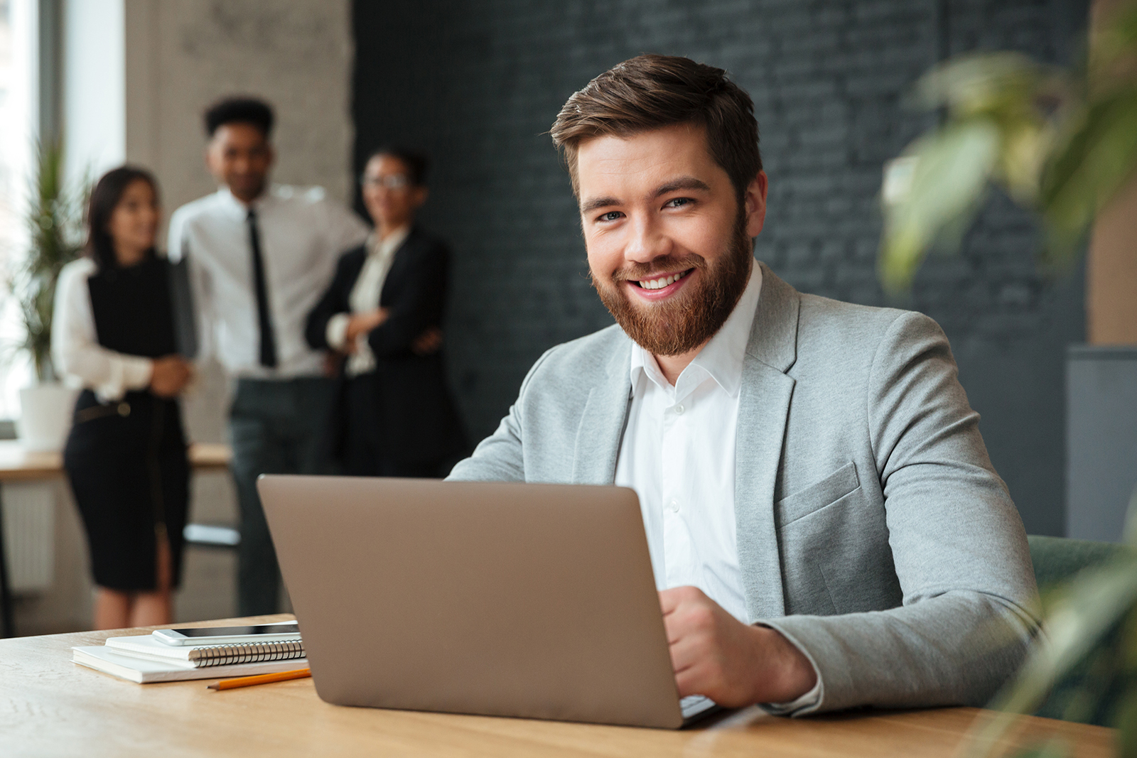 Person at laptop